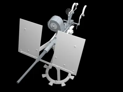 20 mm Oerlikon Gun pt 2 3D model