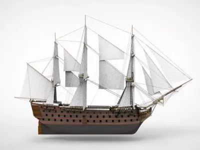 HMS Victory 3D model