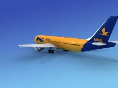 Airbus A300 MNG Cargo 2 3D model