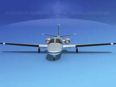 Cessna 500 Citation I V07 3D model