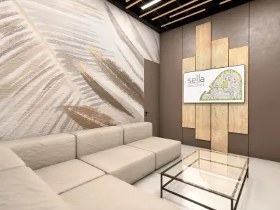 real estate Booth Exhibition Stand 3D model