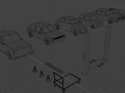 Low Poly Car Pack Free low-poly 3D model