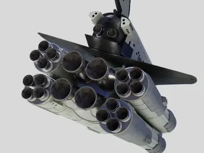 Buran space shuttle 3D model