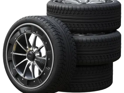 Pagani wheels 3D model