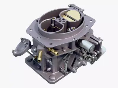 Classic Carburetor Fuel System M1 3D model