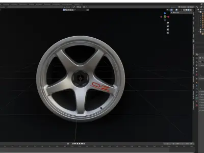 OZ racing VR 3d wheel 3D model