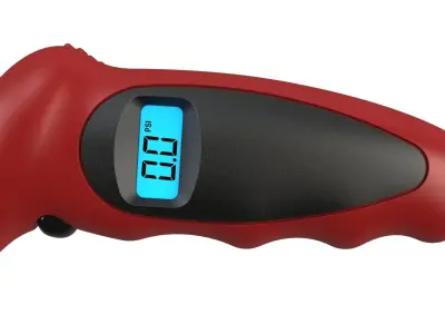 Digital tire pressure gauge 3D model