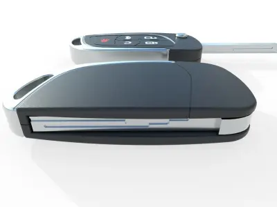 Car key Model 4 Low-poly 3D model