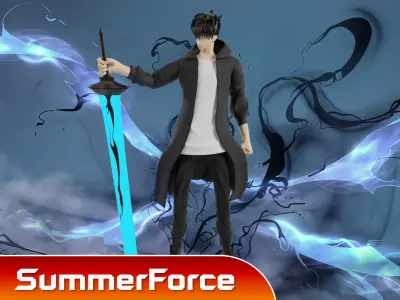 Sung Jin Woo - Solo leveling 3D model