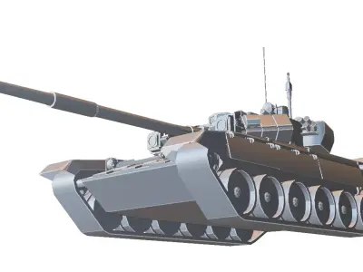 T-90 Russian Main Battle Tank 3D model