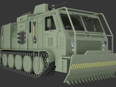 Military Truck Concept 1 3D model