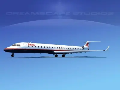 Bombardier CRJ900 Lauda 3D model