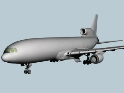 Lockheed L1011 Tristar 3D Model 3D model