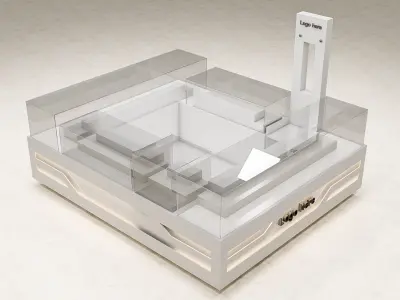 Mobile shop kiosk 3D model