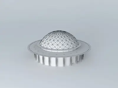 Arena 1 spaceship 3D model