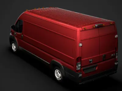 Ram Promaster Cargo 3500 HR 159WB EXT 2020 3D model