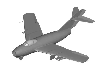 Mikoyan-Gurevich MiG-15 3D model