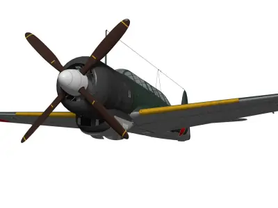 Nakajima C6N Saiun Kai MYRT 3D model
