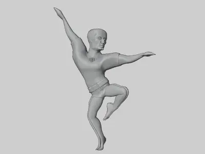 Handsome squidward 3D model