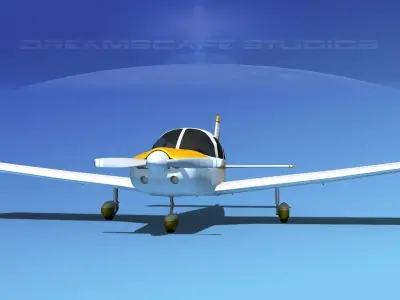 Piper PA-28-235 Cherokee  V13 3D model