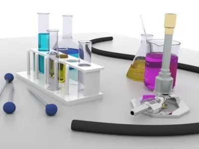 Chemistry Lab Equipment 3D model