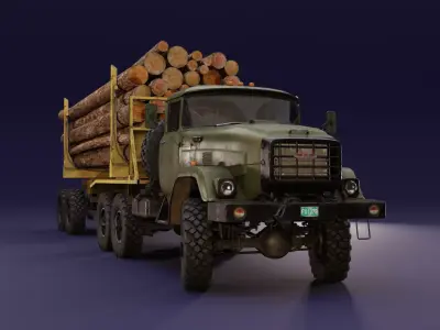 DCB K-133BYAT - Logger - Unbranded Low-poly 3D model