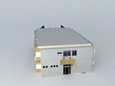 Unsri engineering faculty Free 3D model