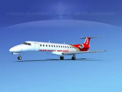 Embraer ERJ-140 Suncoast Air 3D model