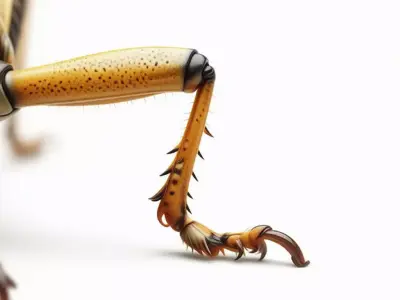 HyperRealistic Grasshopper Detailed Insect Natural Textures Low-poly 3D model