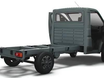 RAM Promaster Chassis Truck SCab 3450WB HQInterior 2023 3D model