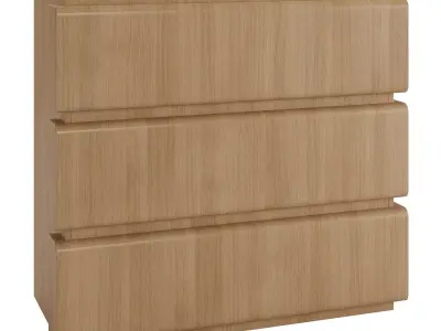 Drawer Dresser Colston Free 3D model