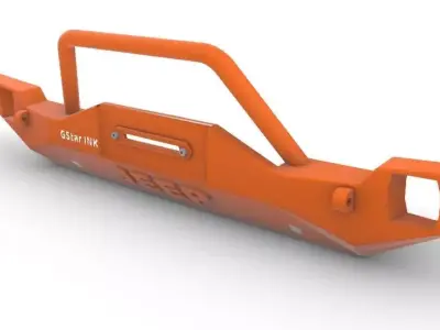 Bumper Jeep Car 3D model