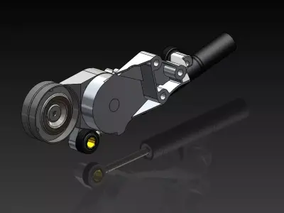 ALH-AHF TDI Belt Tensioner 3D model