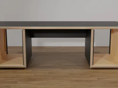 Miller Studio Desk by Path Design Free 3D model
