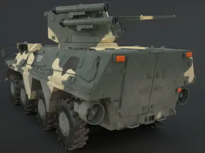 BTR-4 Bucephalus 3D model