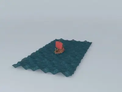 ARGO NAUTIX ancient phoenician trading ship Alephnun 3D model