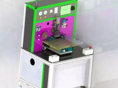 ACF laminating machine 3D model