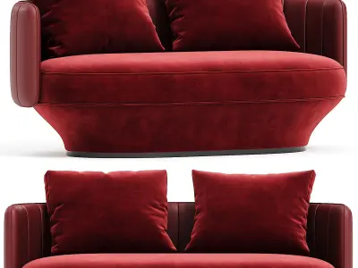 PARADISE BIRD  seater sofa By Wittmann 3D model