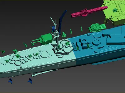 IJN Agano Free 3D print model