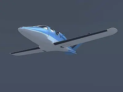 Cirrus SF50 private jet 3D model