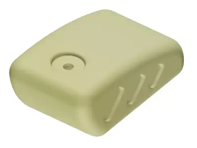 Plastic Bike Fuel Tank 3D model