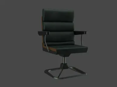 Table and Chair Low-poly 3D model buy