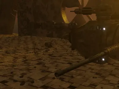 Sci-fi Scene 3D model