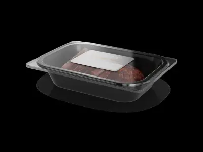 Meat snacks and cabanossi Honey Glazed Ham 3D model