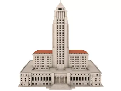 Los Angeles City Hall 3D model