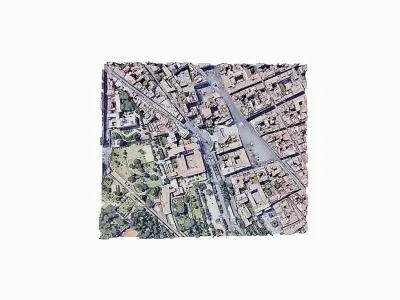 Piazza di Spagna Low-poly 3D model