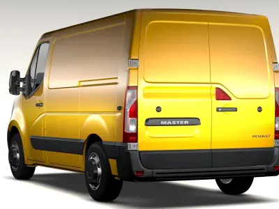 Renault Master L1H1 Van 2017 3D model
