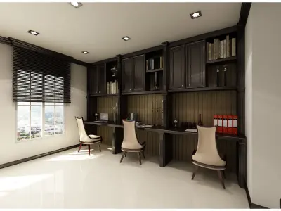 private work room 3D model