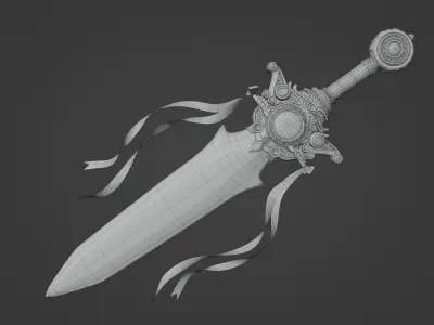 Girly Aether Sword Free 3D model