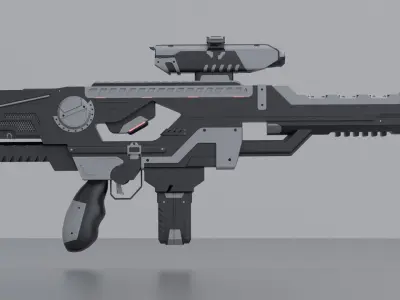 Sci-Fi gun  3D model